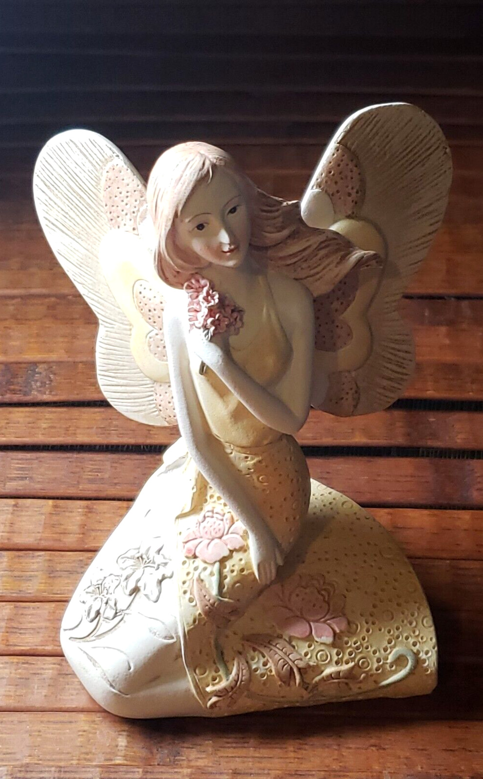 Mia Flora Angel Star Figure Figurine Healing Bouquet Floral 5.5″