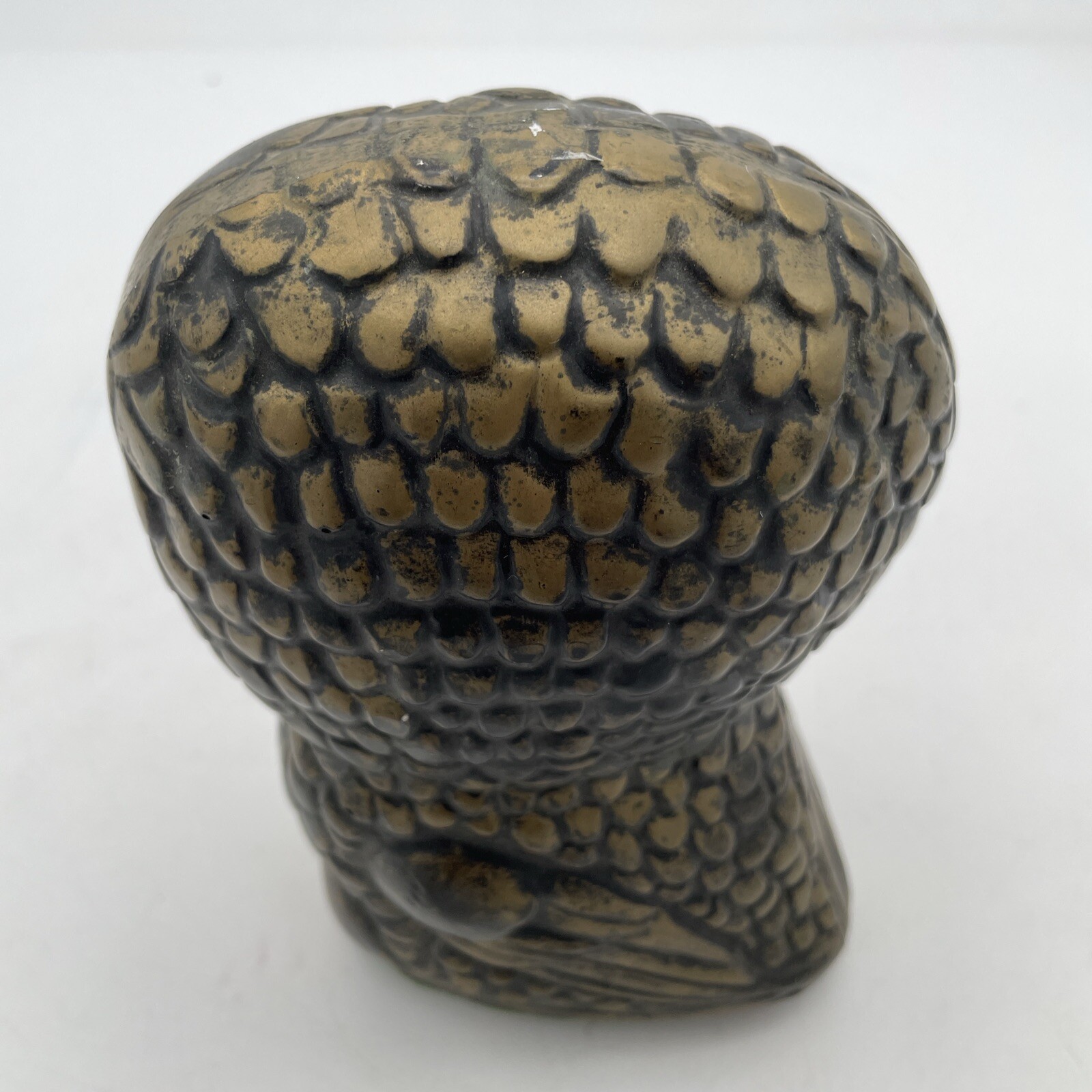 VINTAGE MCM OWL PAINTED CERAMIC FIGURINE 6.25 In