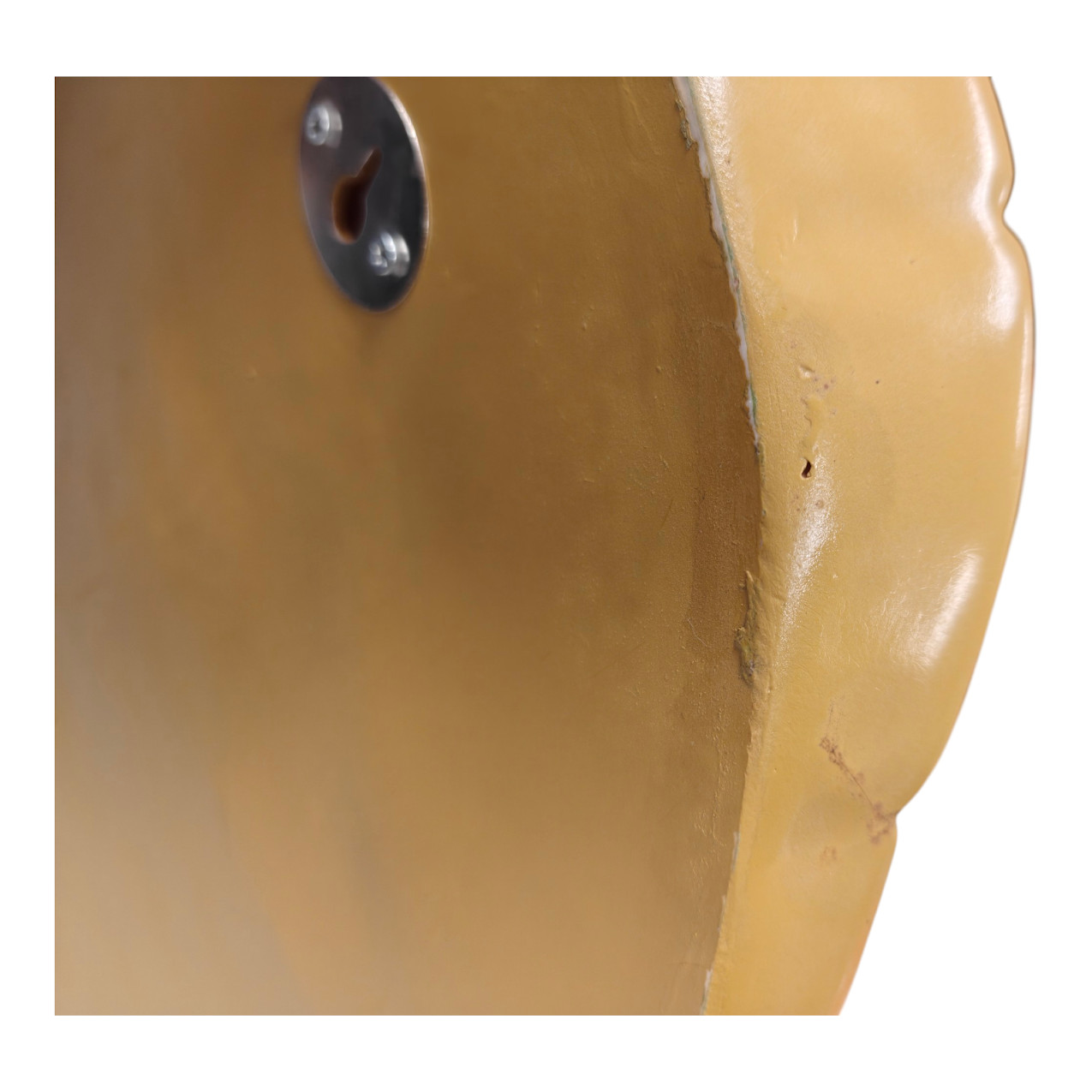 Nate Berkus Tortoise Shell Wall Art Sculpture Mustard Yellow 19 Inch