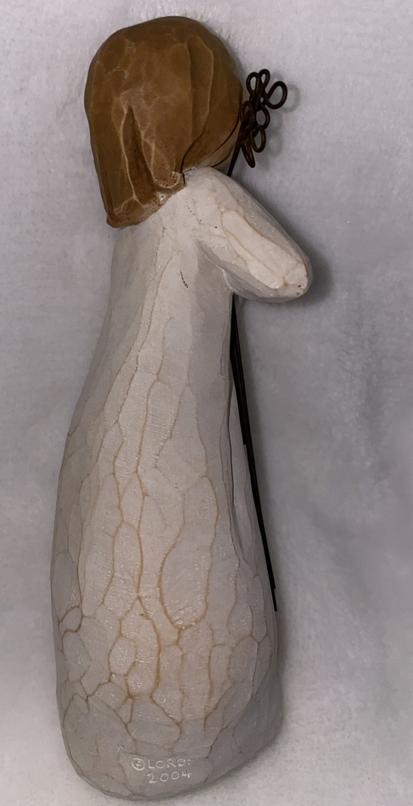 Willow Tree Friendship Woman Flowers Figurine 2004 Susan Lordi 5″ Tall