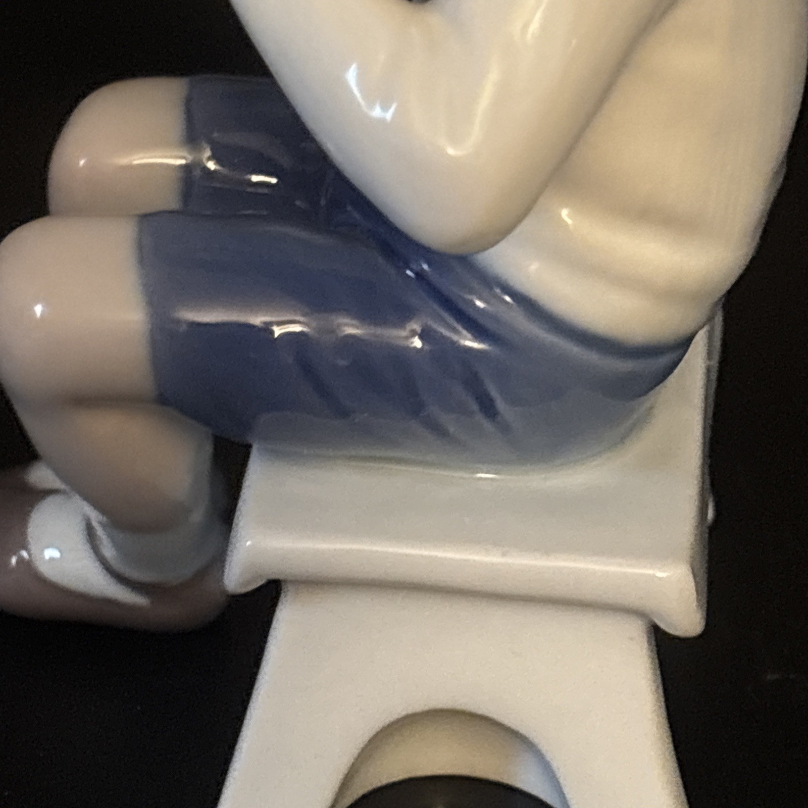 Victor, Boy Drinking Milk, Bing & Grondahl B&B Figurine #1713, Mint Condition