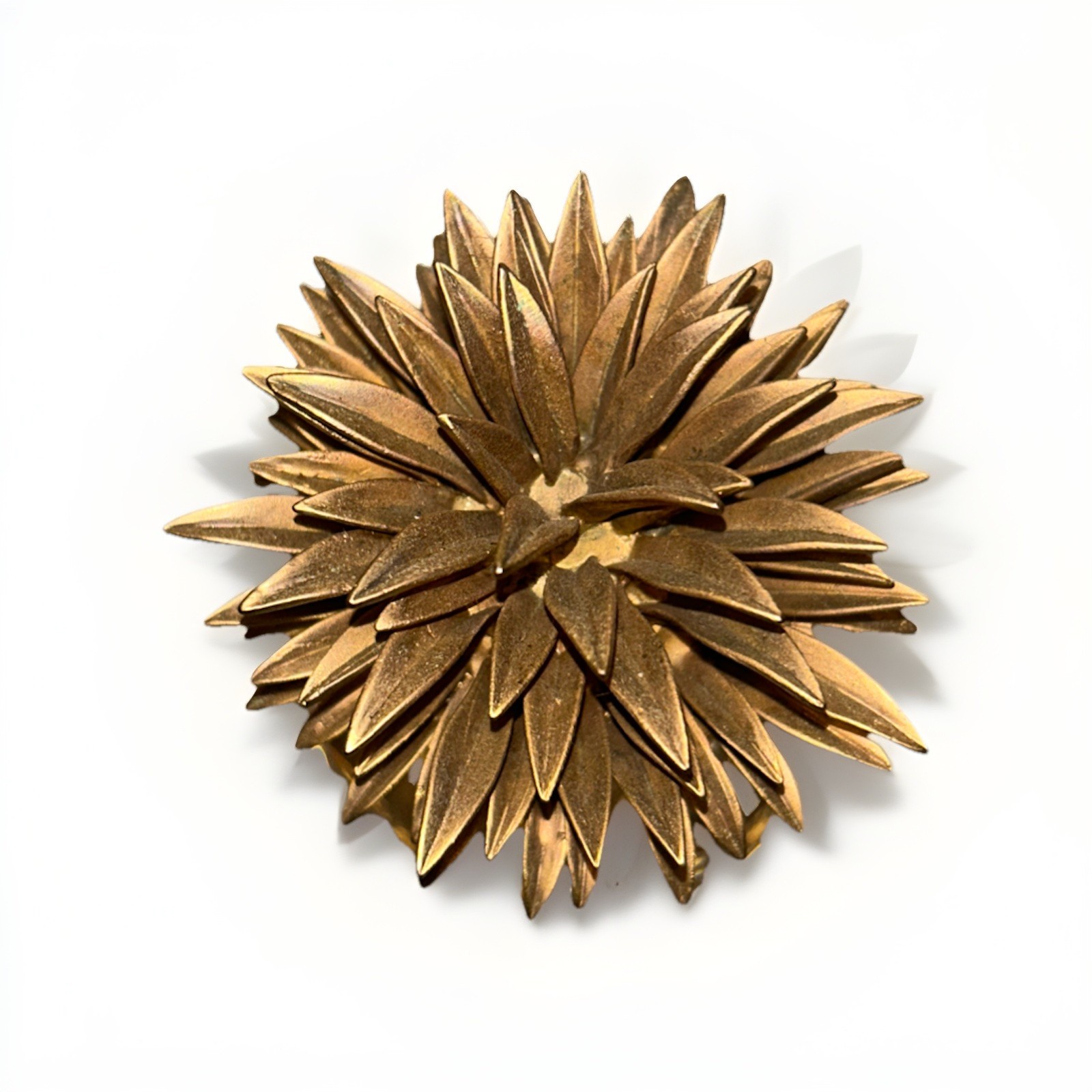 Kenzo Atari Crystal Pineapple Fruit w/Gold Toned Leaves and Base 4” Tall 1992