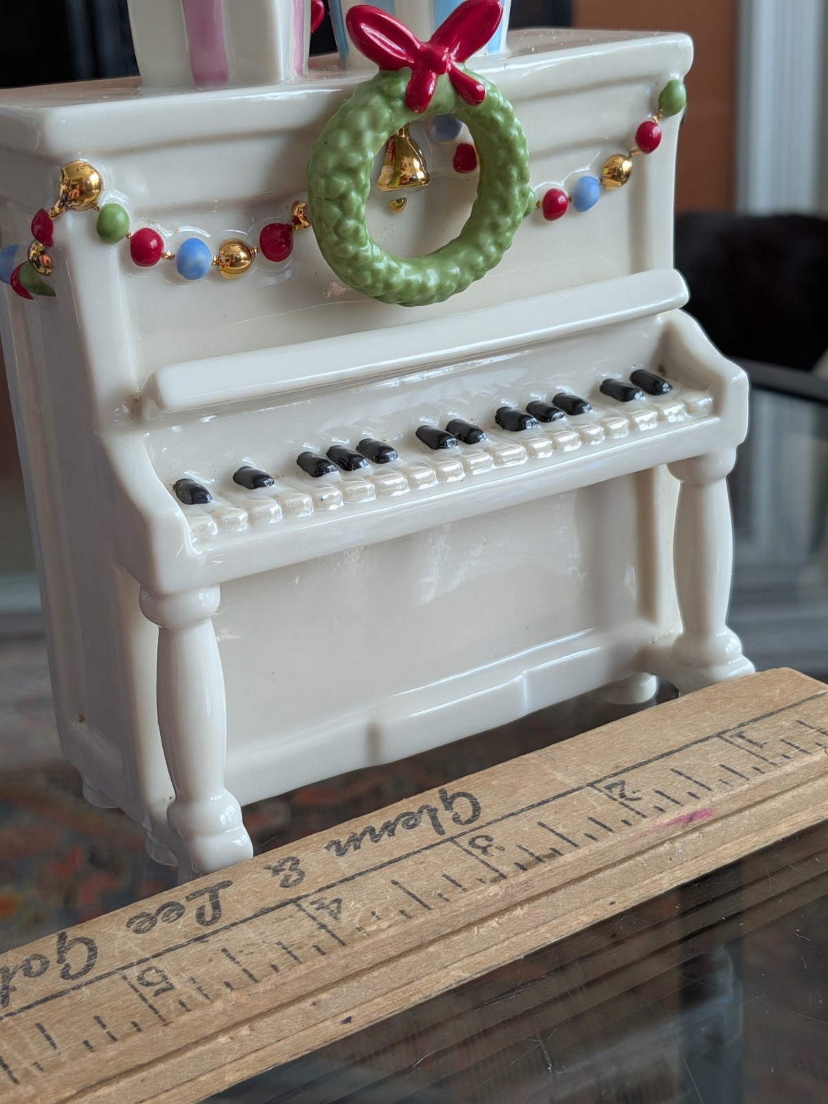 Lenox Grinch’s Christmas Melody 2014 Piano Sculpture Piano ONLY Holiday Art