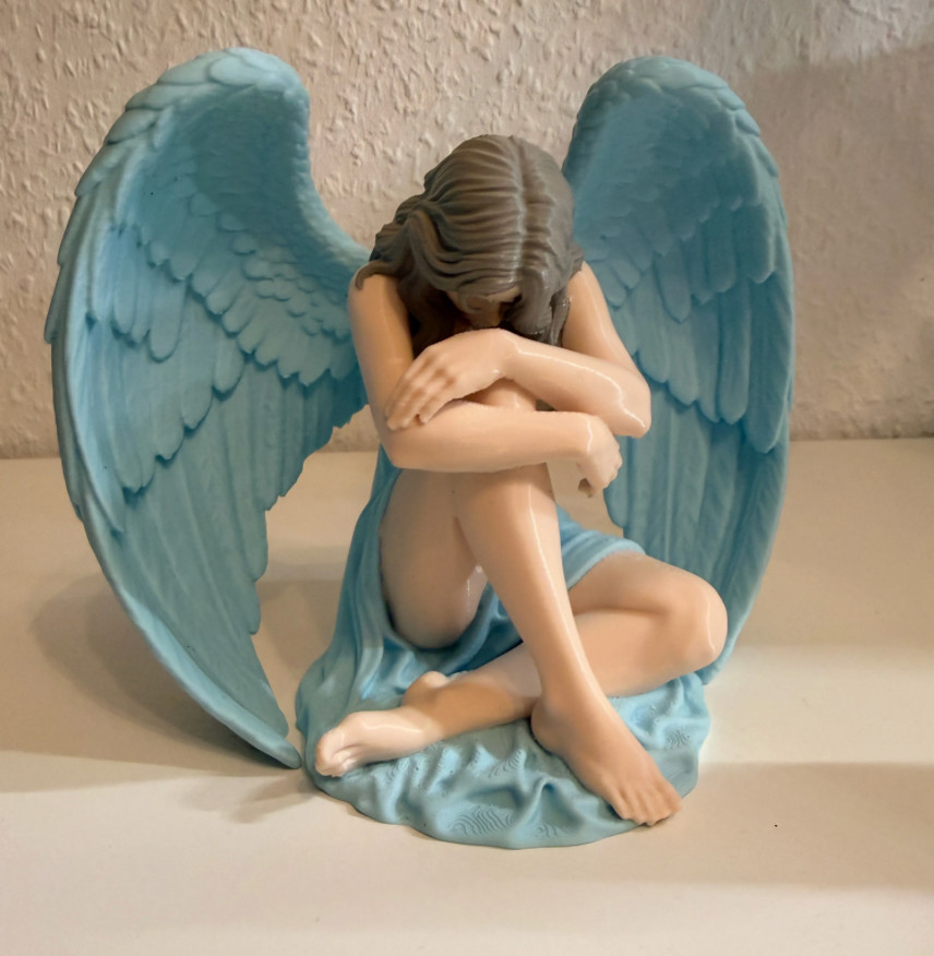 Silent Angel – 3d Printed Angel Statue