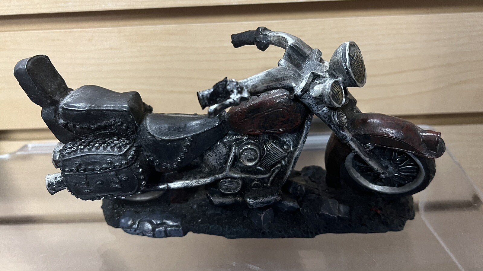 Resin Motorcycle Replica Statue Decor Figurine Harley Davidson Style 7” 3.5” 2”