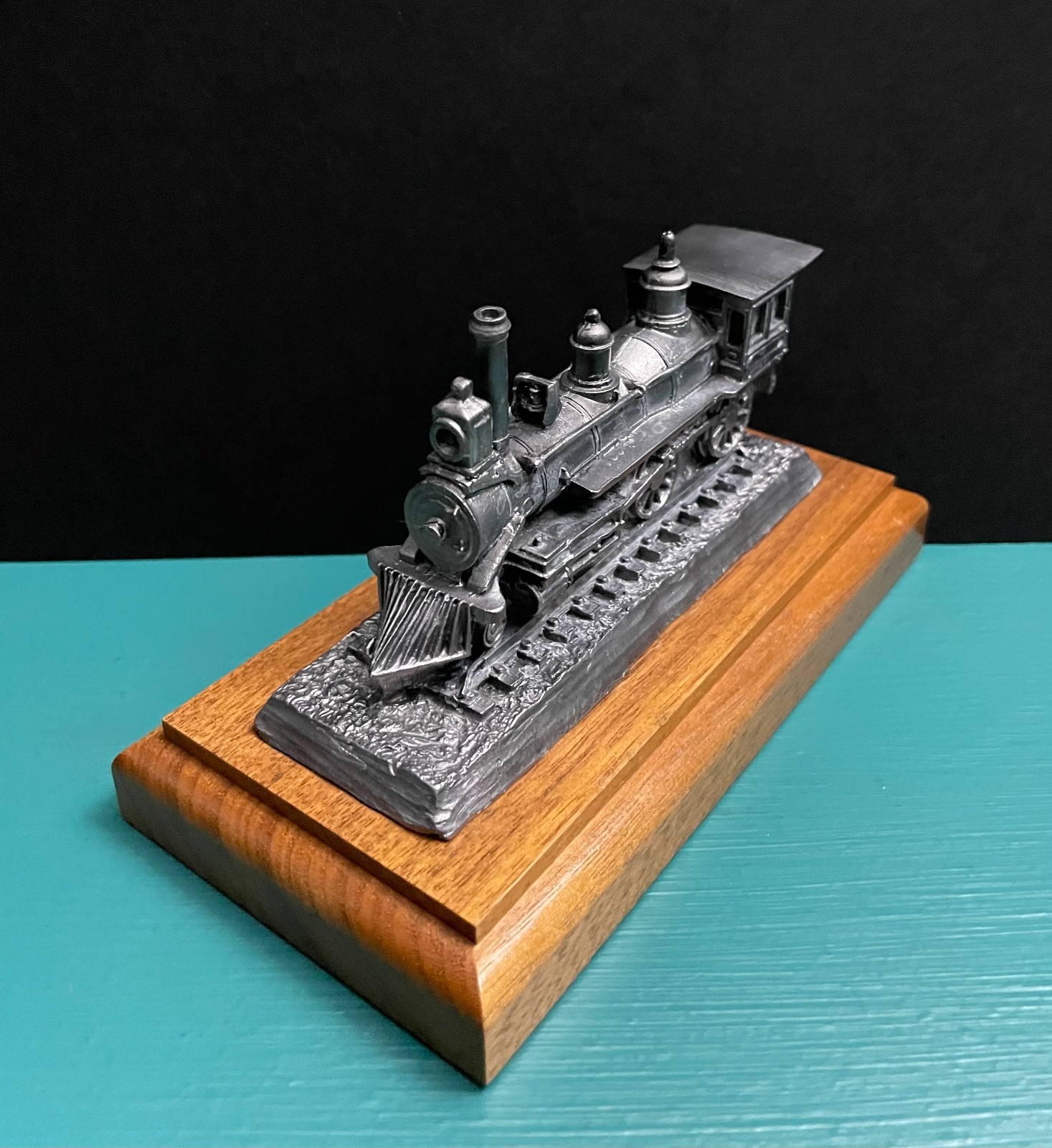 Michael Ricker Pewter Antique Locomotive Steam Train Replica Model 4-4-0 U&D LE