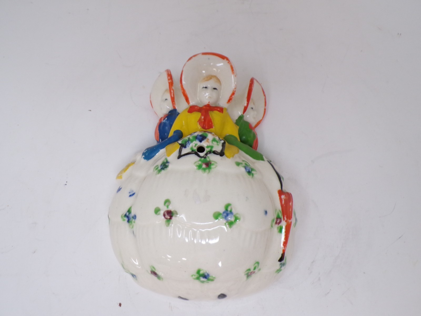 Vintage Victorian Women 6″ tall String Holder 1950’s