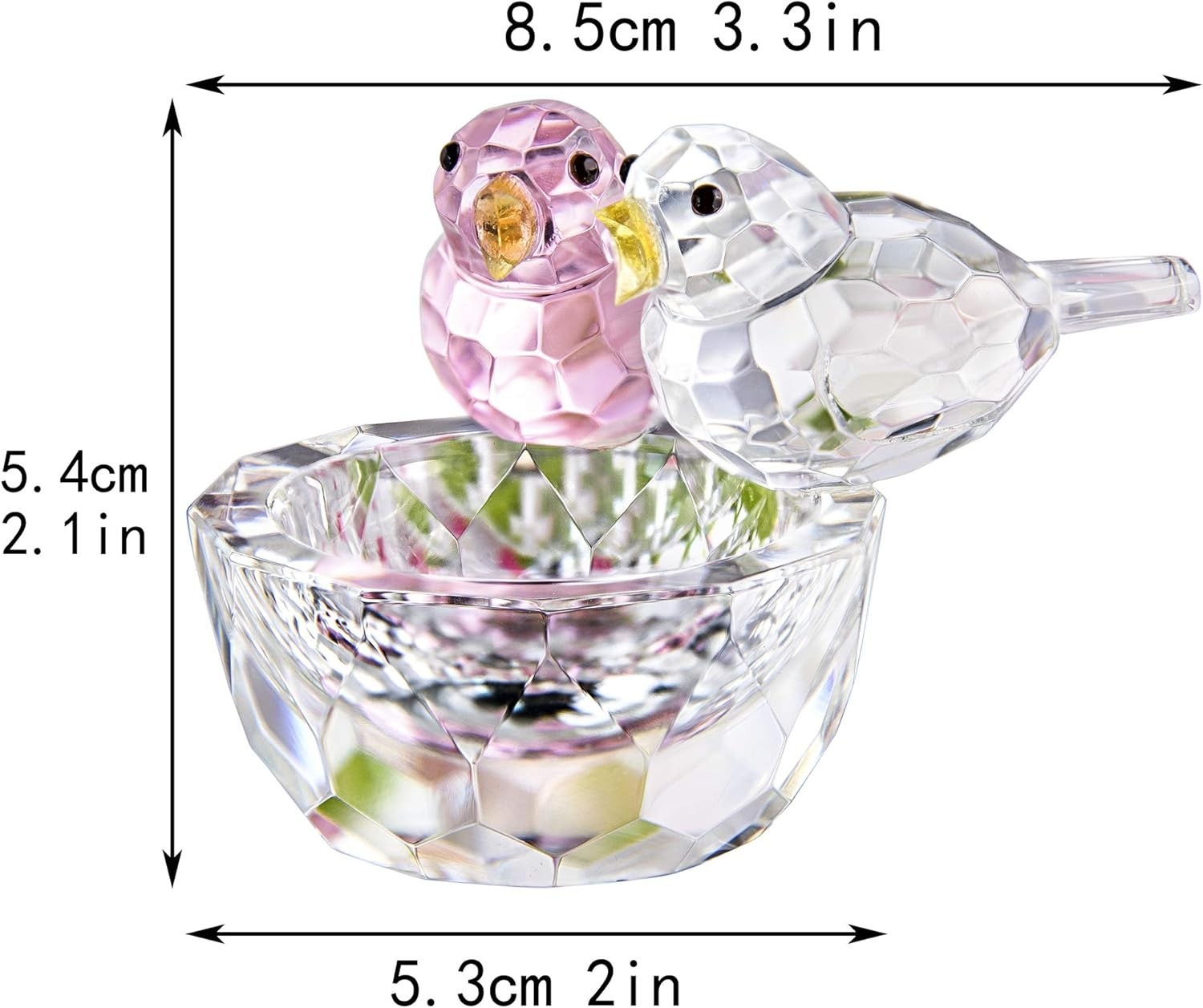 NEW Crystal 2024 Crystal Bird Figurine Collectible Art Glass Home Deco