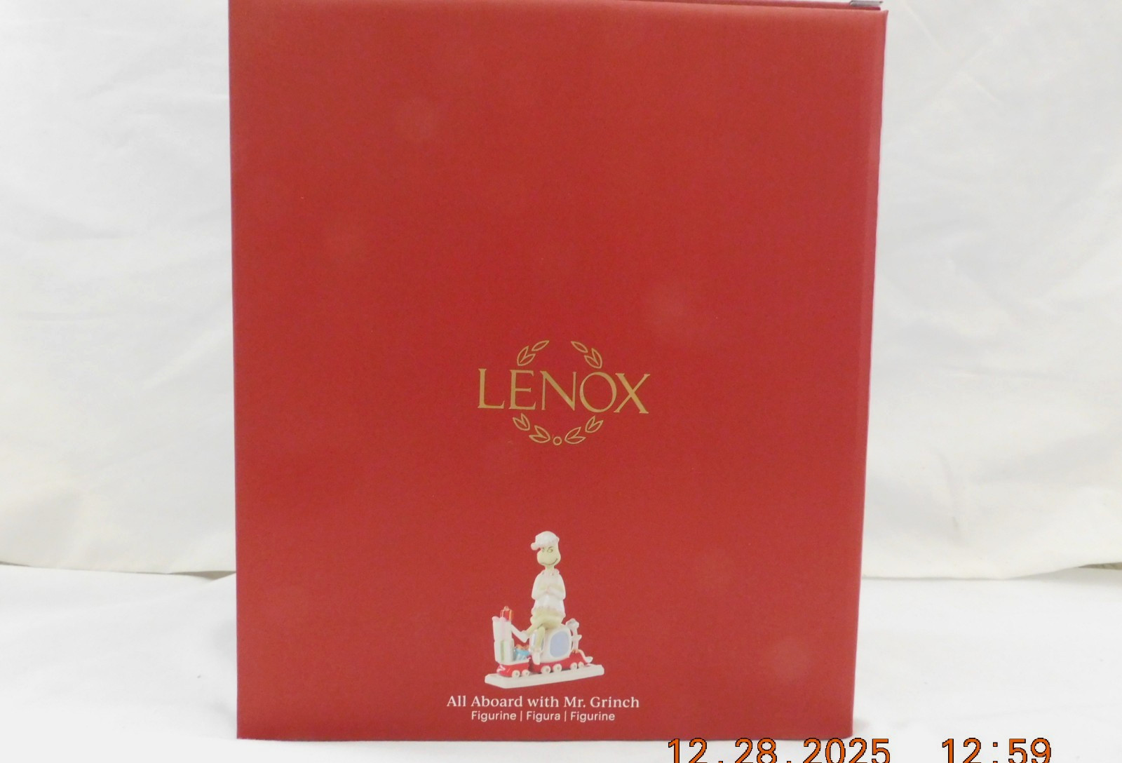 NIB 2025 Luxurious Lenox Dr. Seuss Christmas All Aboard with Mr. Grinch Train