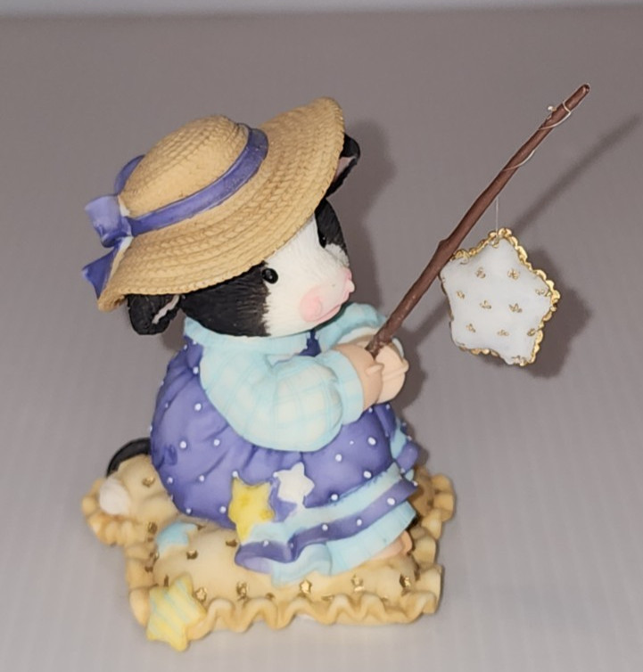 Mary’s Moo Moos Fishing for Good Wishes Limited Edition 543241 Enesco 1999 boxed