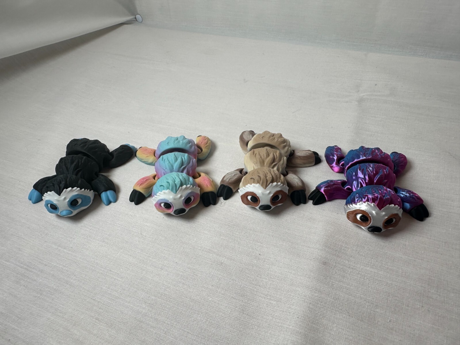 3D Articulating Sloth Decorative Figurine Fidget with Magnets