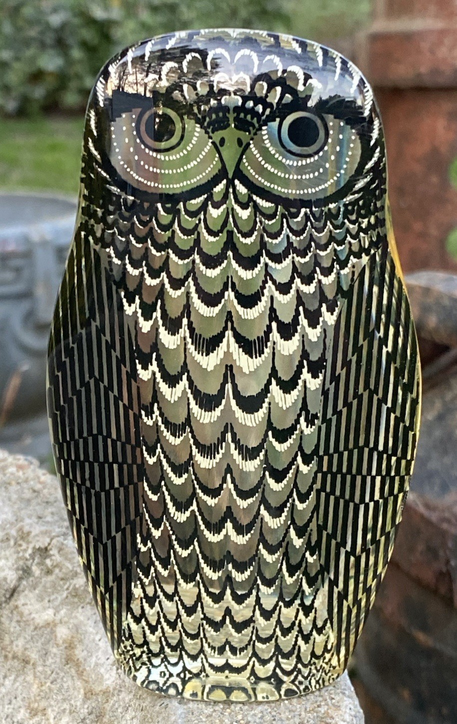 Abraham Palatnik Lucite Owl Figure Sculpture Brazil art