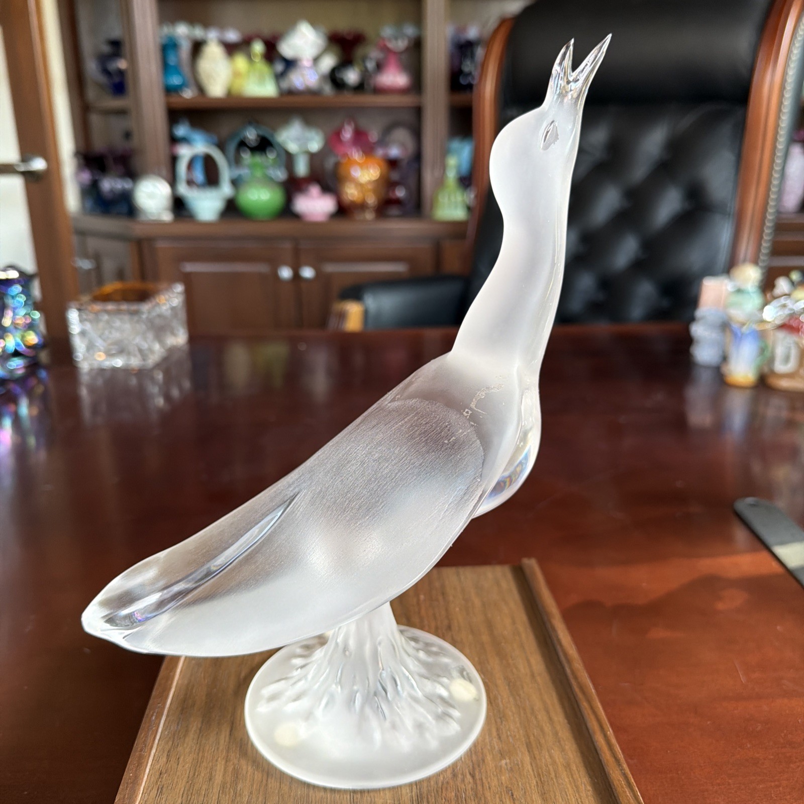 Lalique France “Daphnis” Chloe Seagull figurine