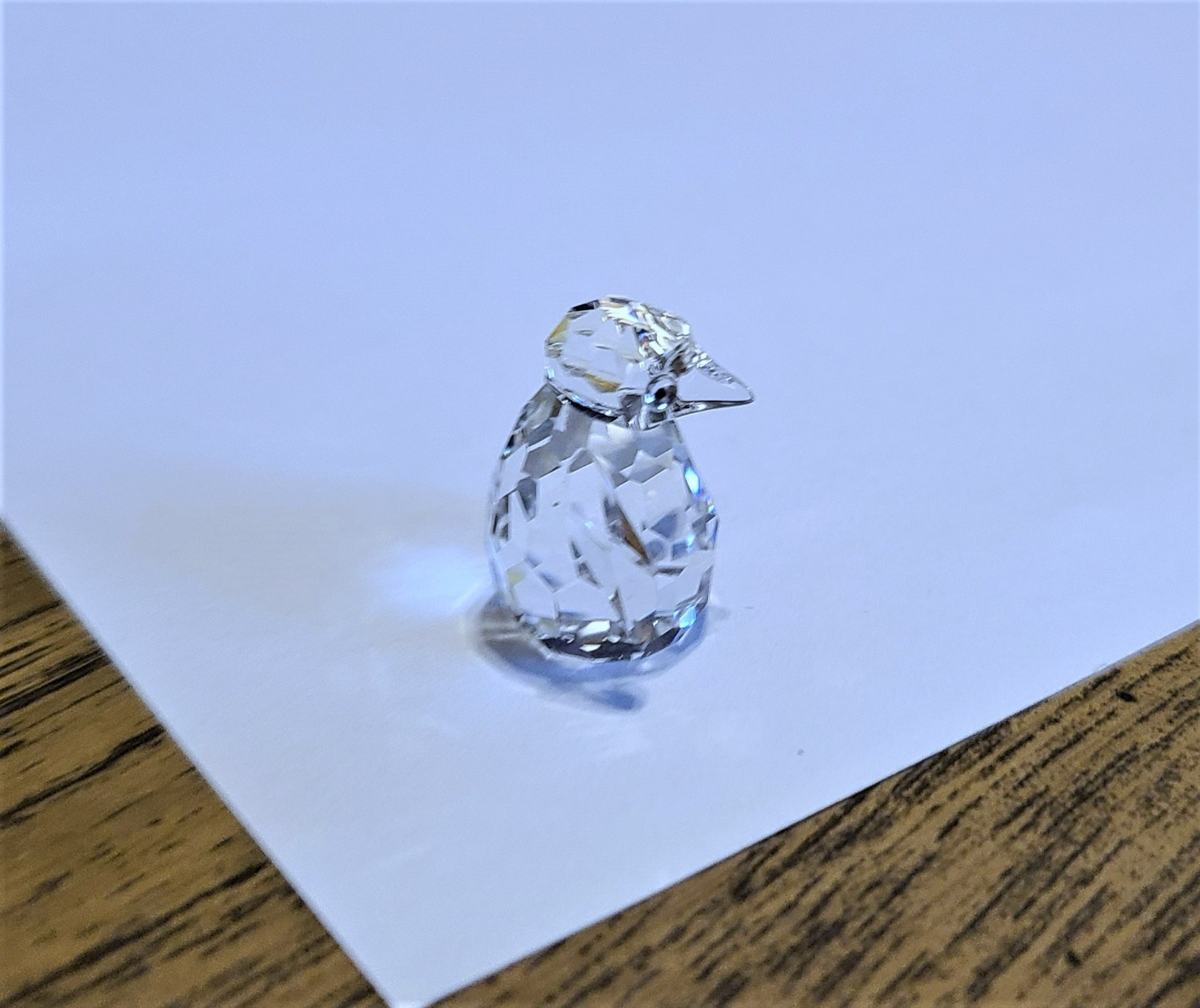 🐧Swarovski Crystal MINI (1 In.) Baby Penguin Figurine, w/ Iridescent Eyes, Logo