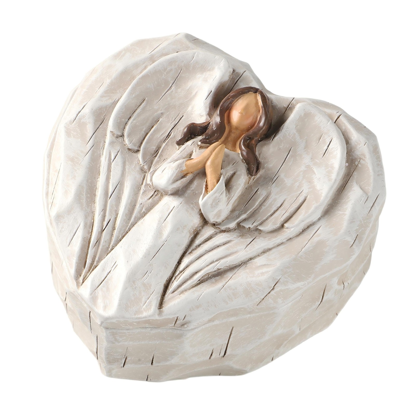 Angel Jewelry Box – Mothers Day Gifts for Mom Grandma, Heart Shaped Sculpted …