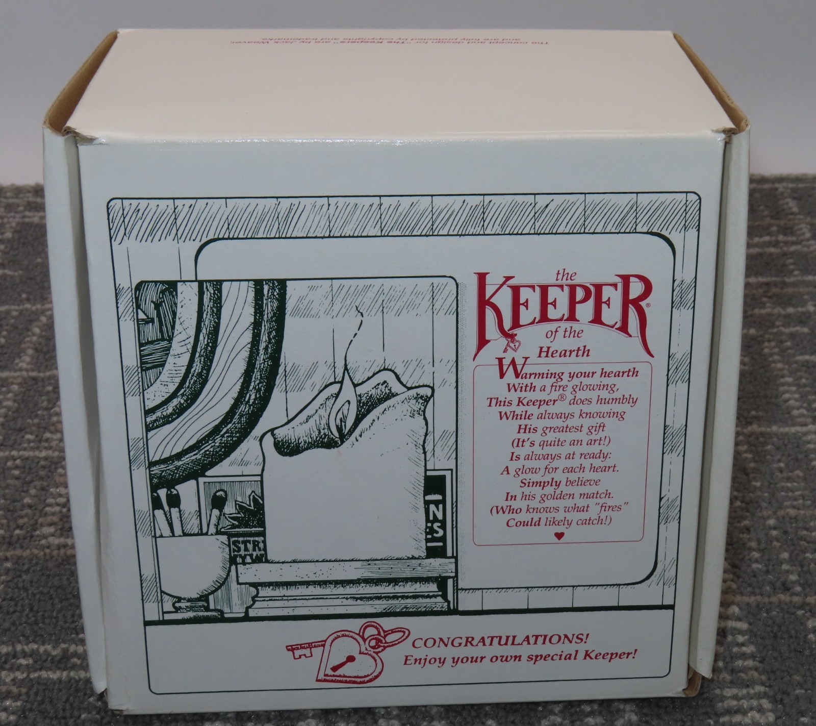 Shenandoah The Keeper of the Hearth Figure Shelf Sitter New in Box