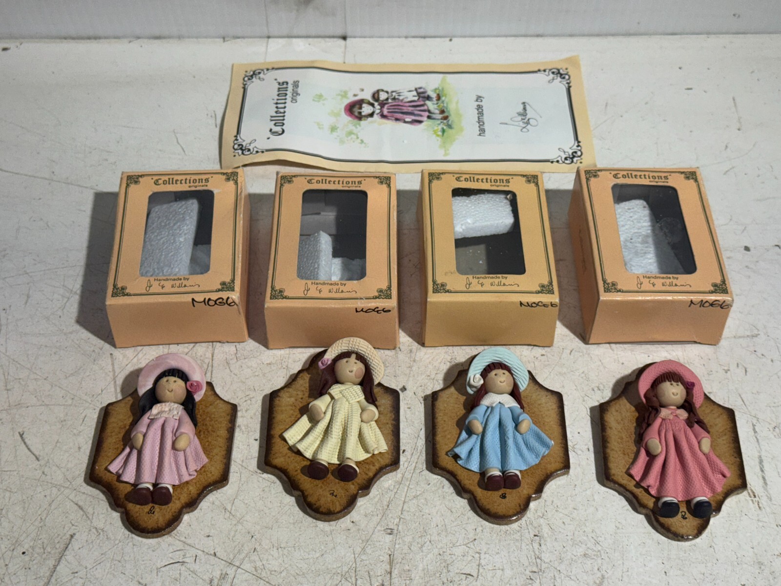 Liz Williams Handmade Doll Art Collections 4 PC