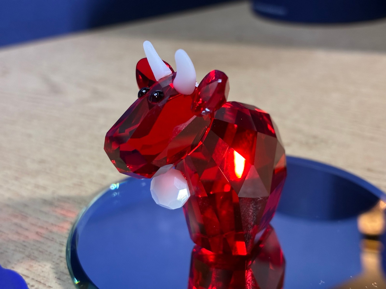 Swarovski LovLots Soccer Mo Red Cow 968798 Limited Edition 2008 MIB+Certificate