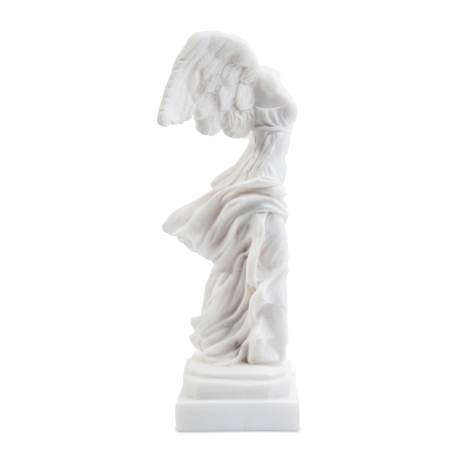 6″ Delphis Alabaster Winged Victory of Samothrace | Greek Sculpture | Handmade G