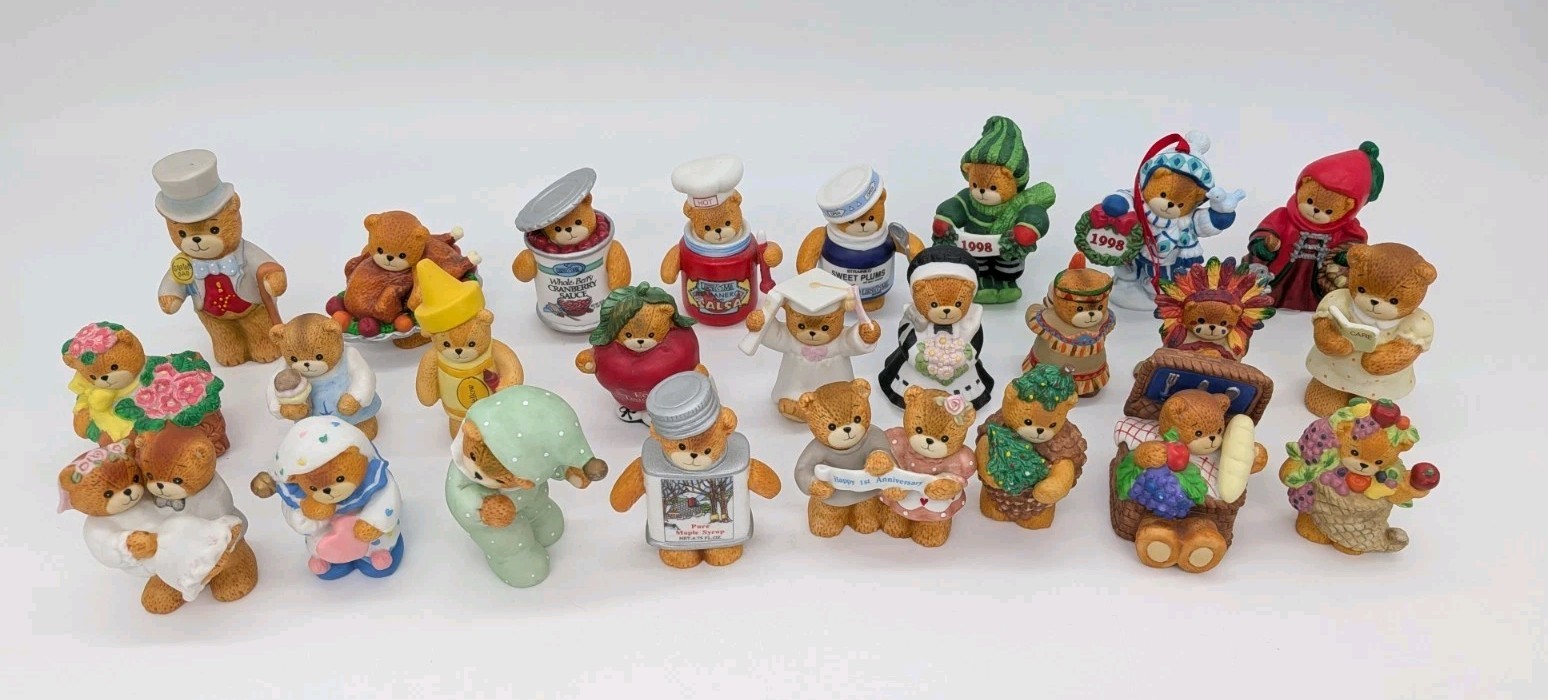Enesco Lucy And Me Bears Lot 1980’s-1990’s Vintage Lucy Rigg Bears Lot of 25
