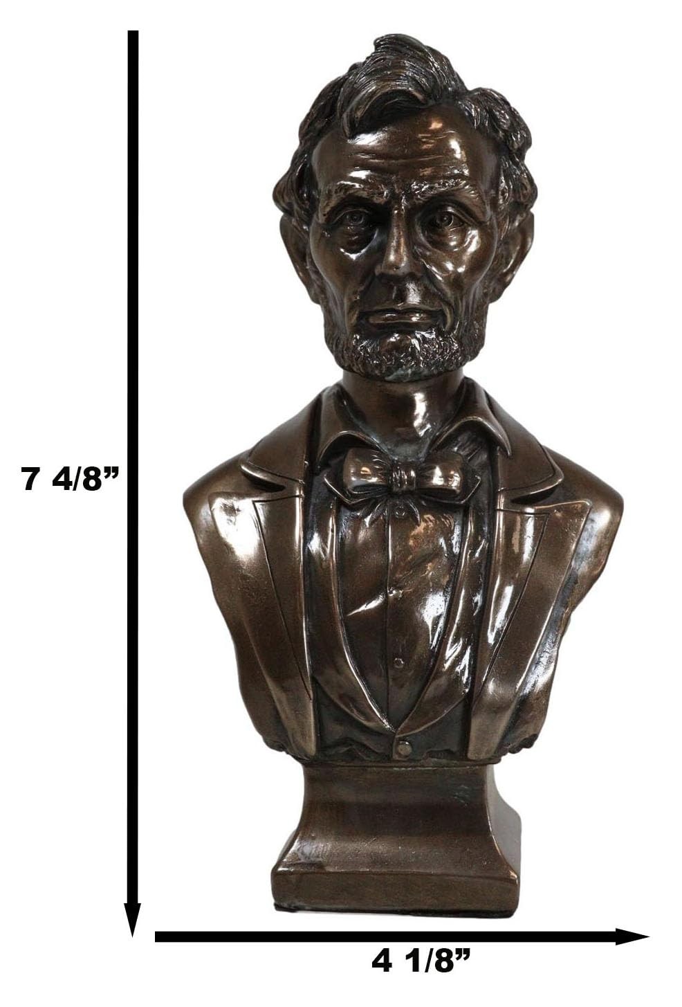Ebros Gift United States of America 16th President Abraham Bronze Patina