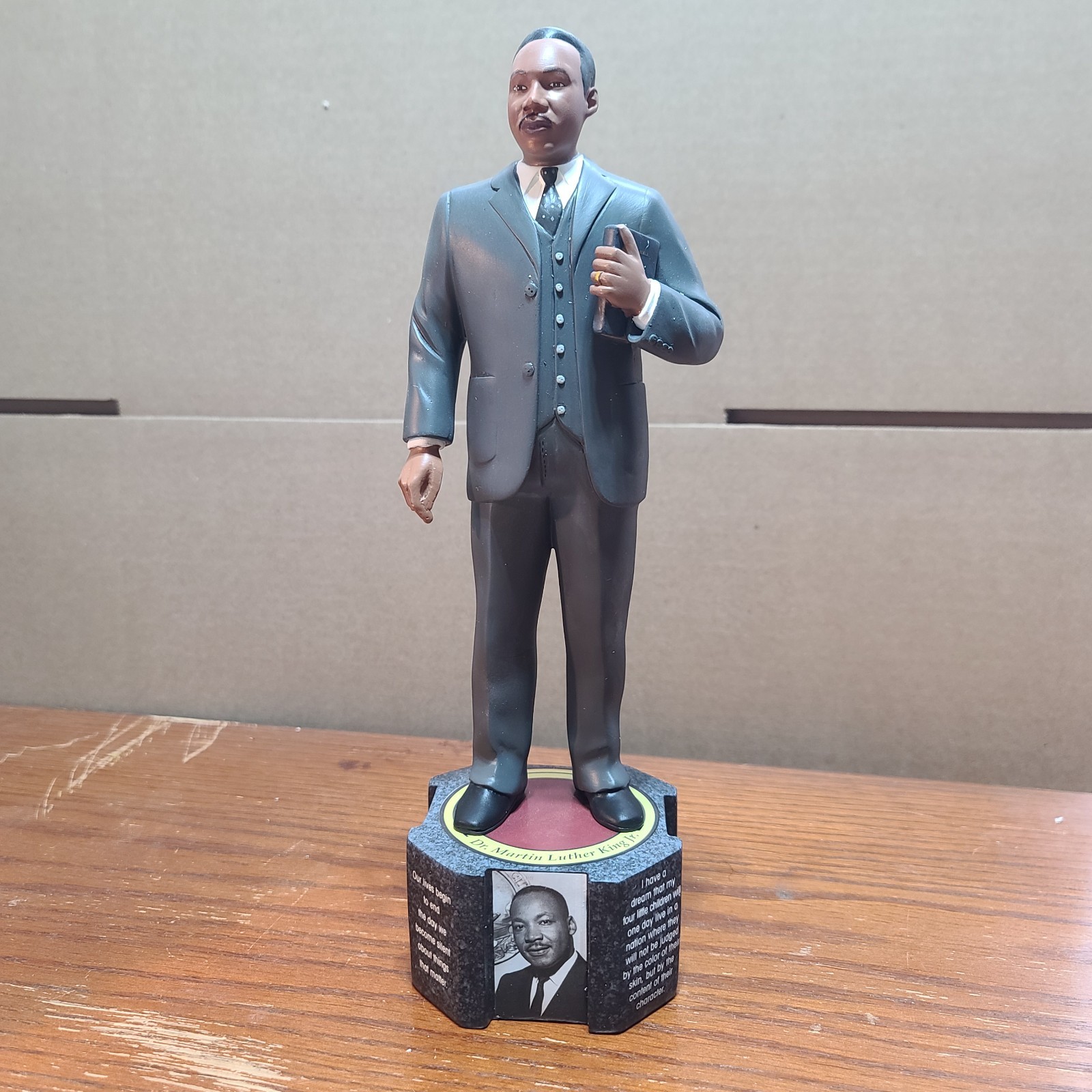 Martin Luther King Jr. sculpture designed by artist Keith Mallett. New In Box