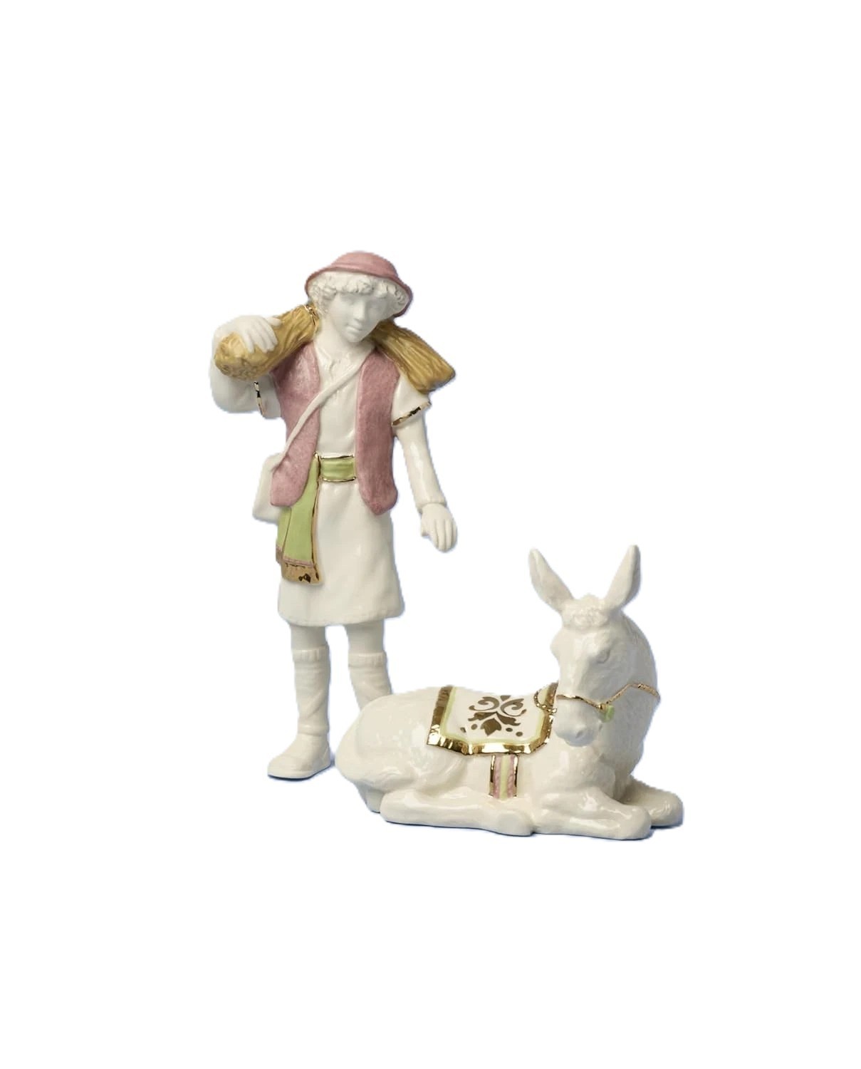 Lenox First Blessing Boy With Donkey New In Box 2025