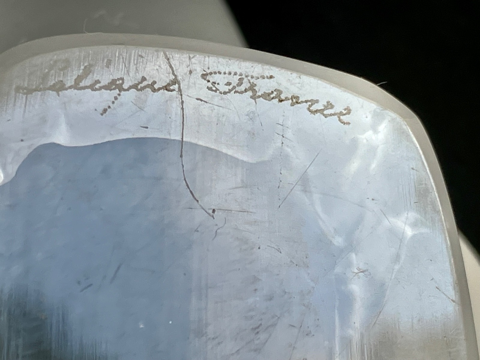 LALIQUE Crystal Frosted Art Glass Dove 5.25″ with Head Up, etched Signed