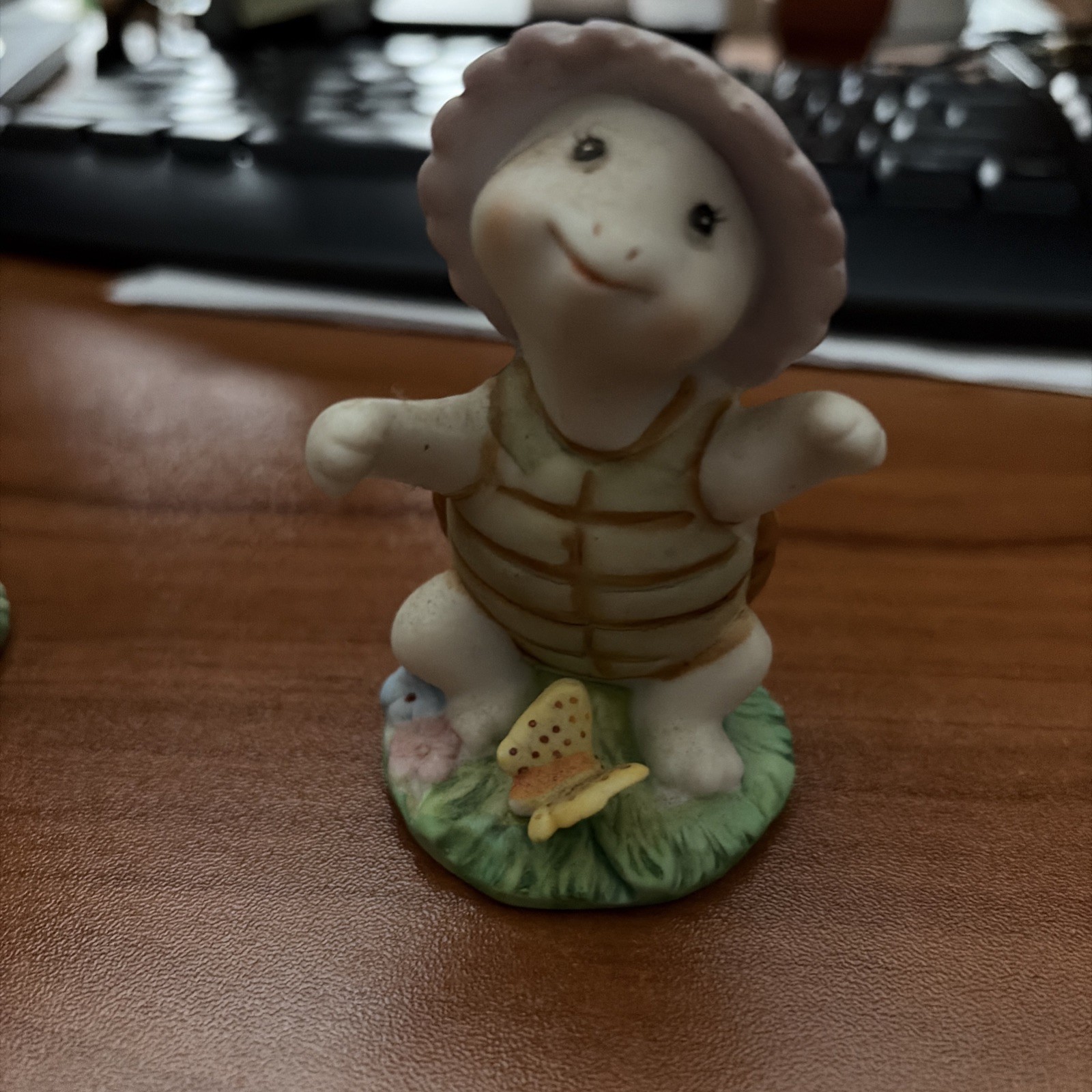 Homco “Springtime” Turtles Set Of 2 Ceramic So cute!!