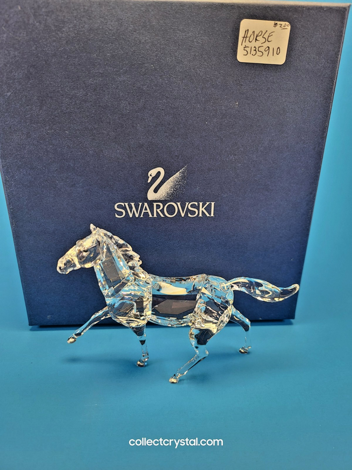 SWAROVSKI STALLION HORSE FREE STANDING Running Mare # 5135910 No Sleeve