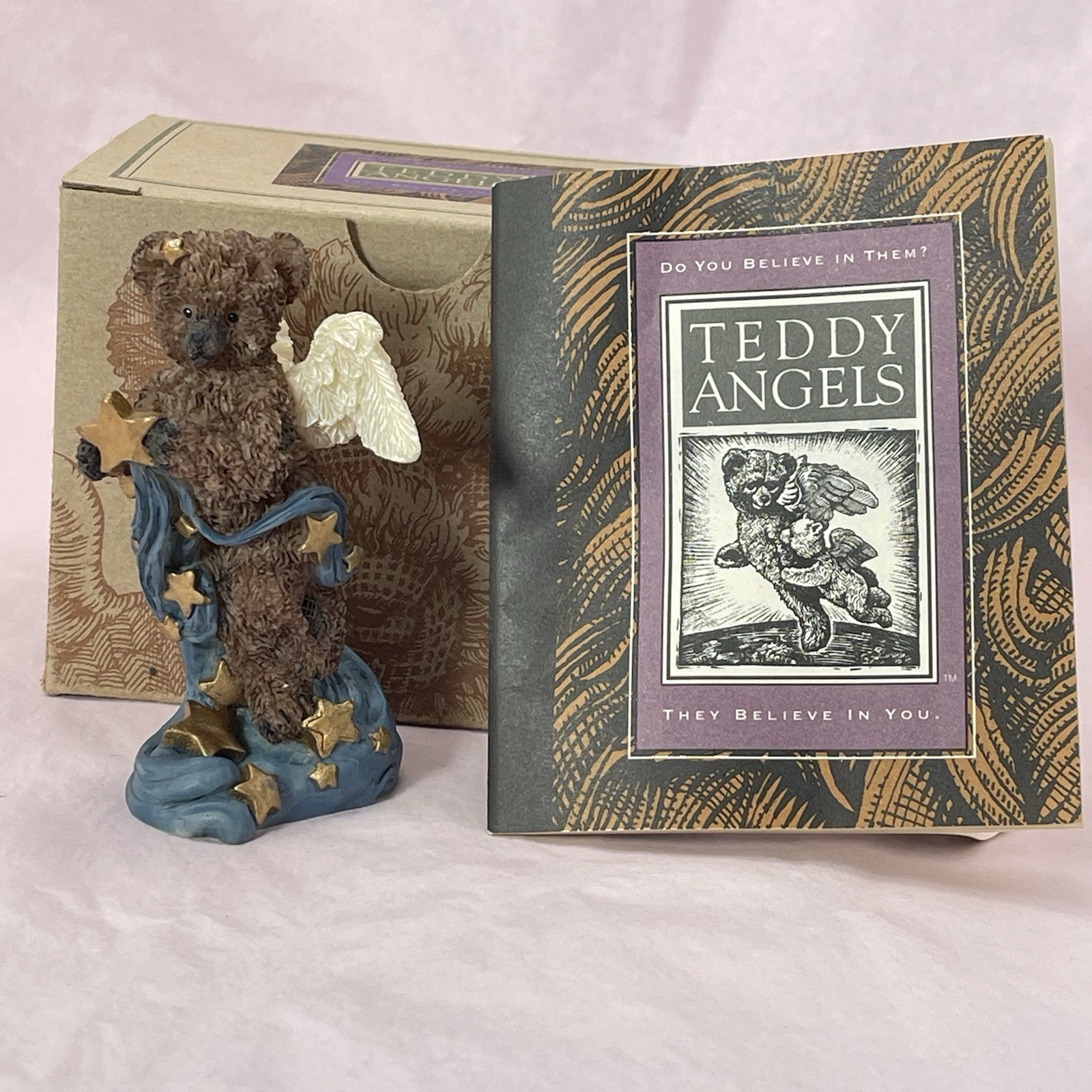 Teddy Angels You’re A Bright & Shining Star 1994 Box & Book
