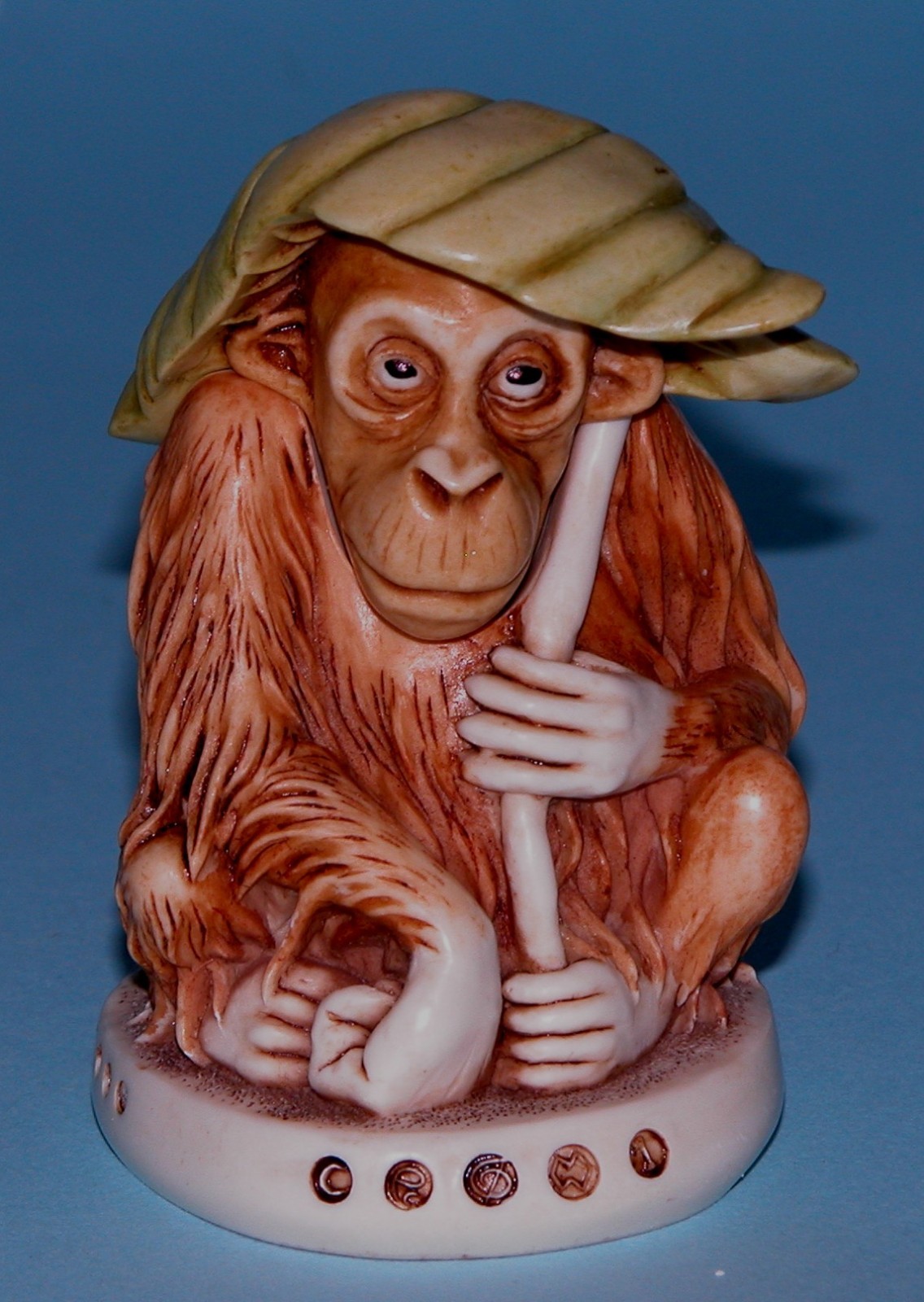 Harmony Kingdom box TJOR 2 “Pongo’s Palm” 2000/2009 NIB Orangutan Calvesbert
