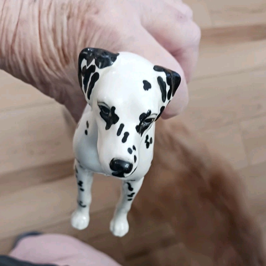 Beswick Arnoldene DALMATIAN dog Figurine Standing England Vintage 8”x 5.5”