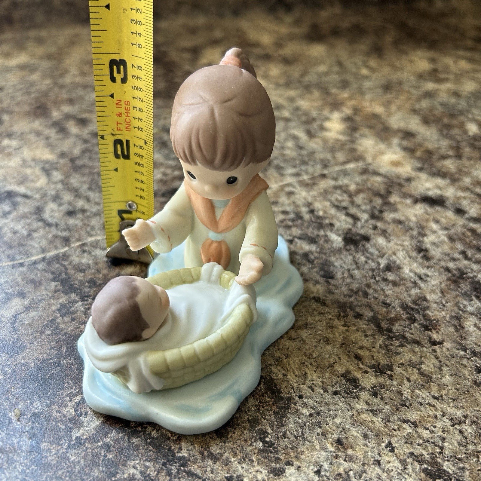 Vintage Retired Baby Moses 1999 Precious Moments 649953 NO BOX – VGC + FAST Ship
