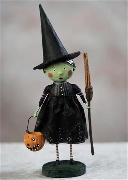 Lori Mitchell WIZARAD OF OZ Wicked Witch Storybook Halloween Figurine NEW 23937
