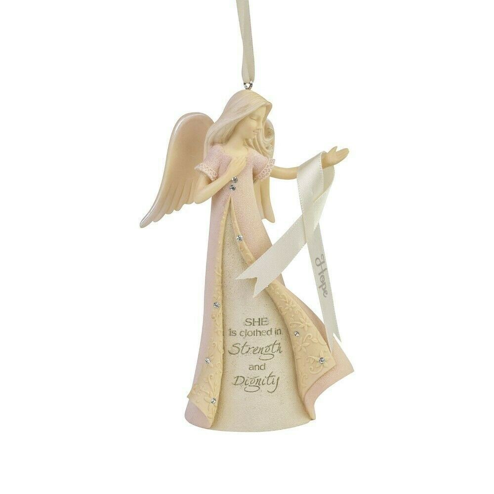 Foundations Breast Cancer Hanging Ornament New in Box 6007509