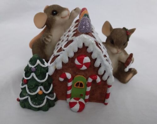 NIB Fitz & Floyd Charming Tails “HOME SWEET HOME” Figurine 98/290