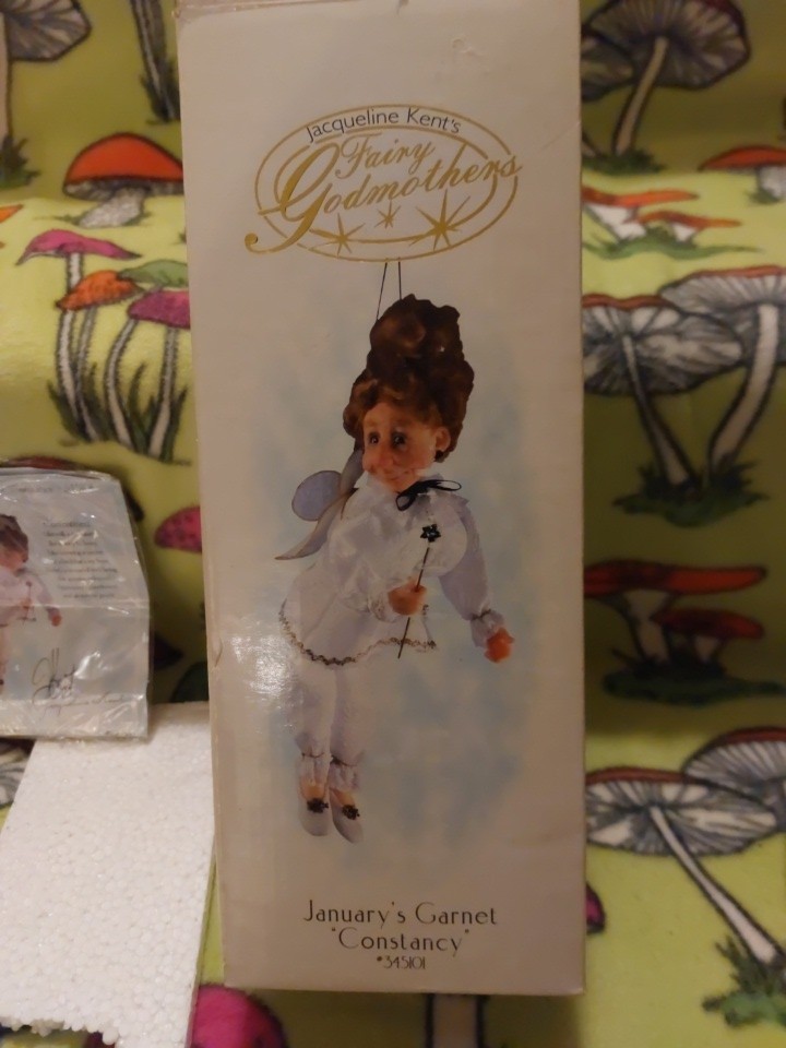Giftcraft Jacqueline Kents Fairy Godmothers Doll Januarys Garnet Constancy