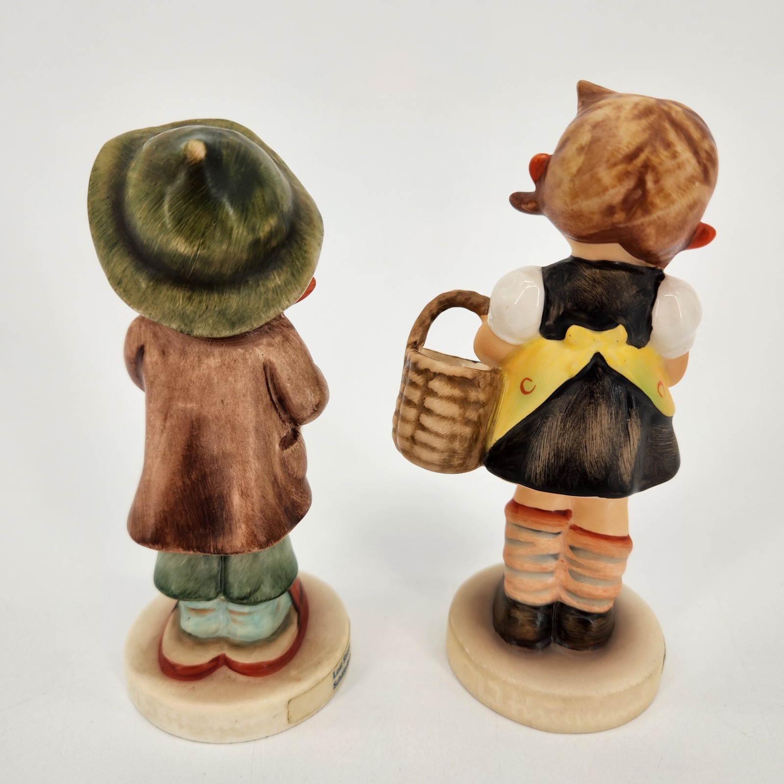 Lot Of 2 Hummel Figurines Girl and Boy Both Labeled 1962 5 Inches