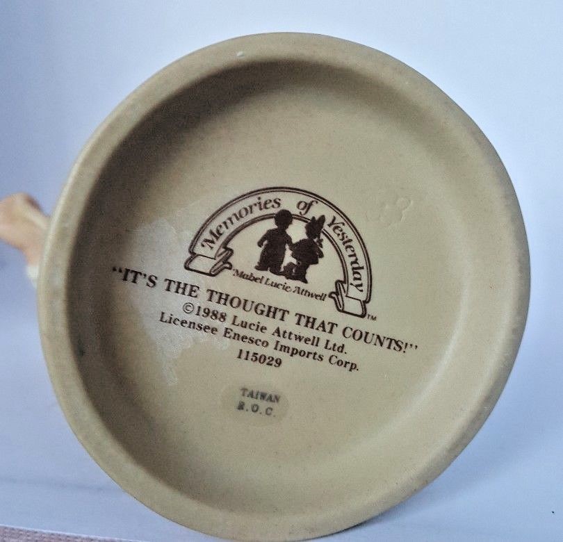 “It’s The Thought That Counts” – Memories of Yesterday by Enesco – 115029