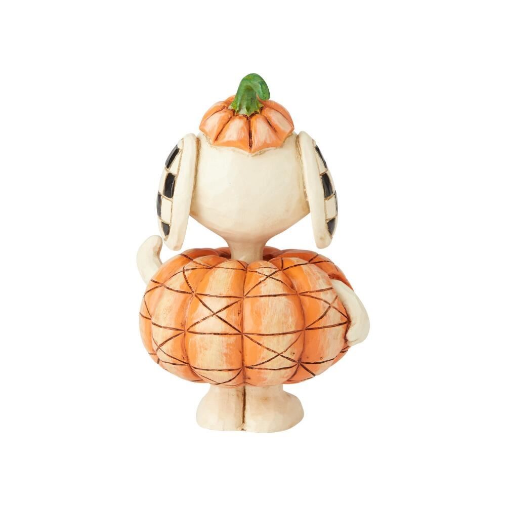 Jim Shore Peanuts Snoopy Pumpkin Miniature Halloween Figurine 6002777