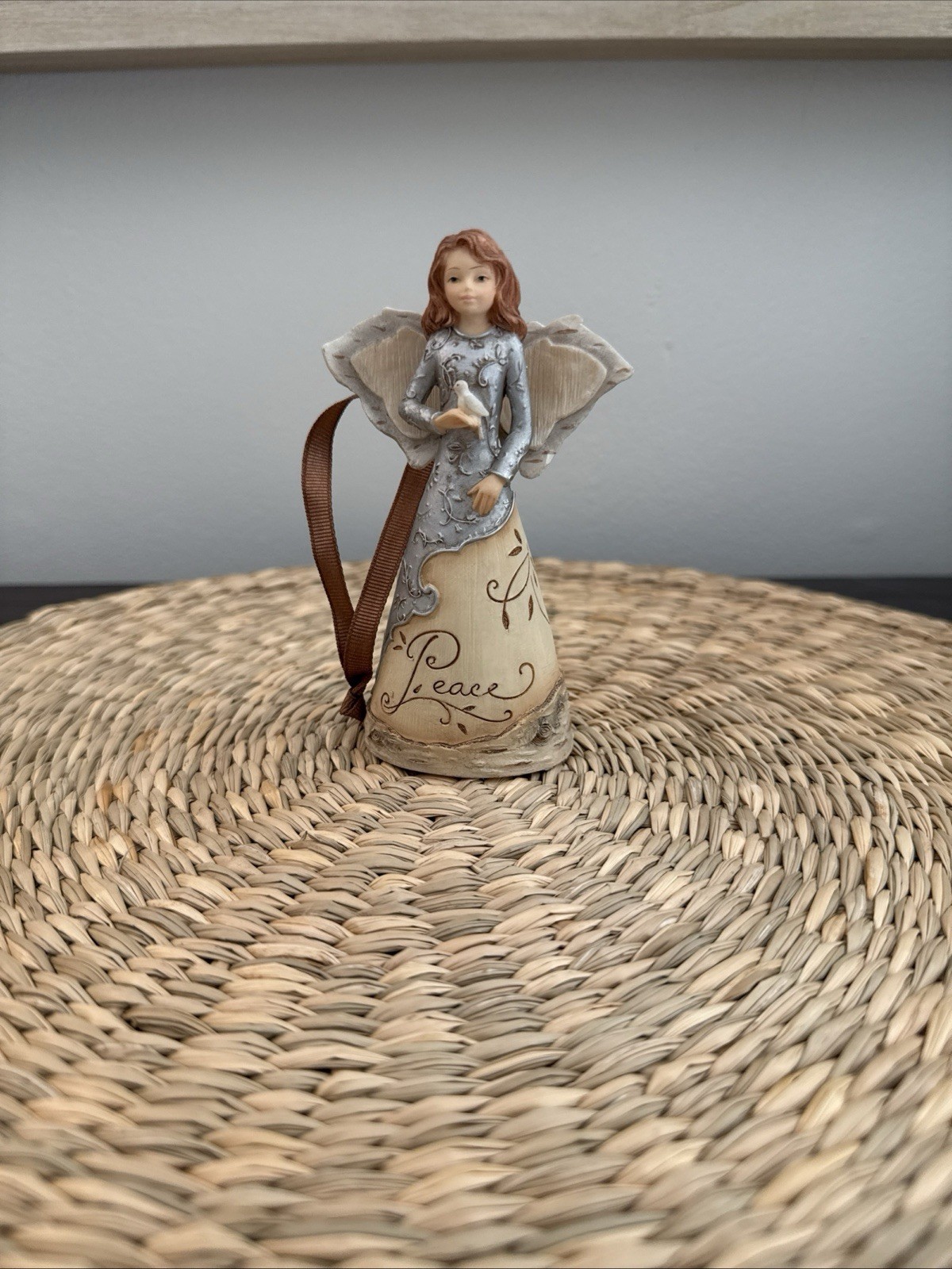 Elements PEACE Angel Figurine 2007 #82080 4.5”x2.5” 3oz by Barbara McDonald