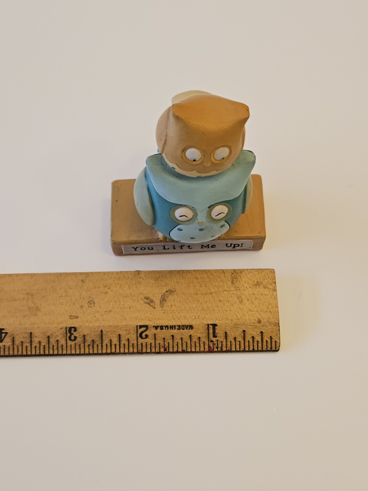 Blossom Bucket Owl Figurine Deb Strain ~ You Lift Me Up 2011