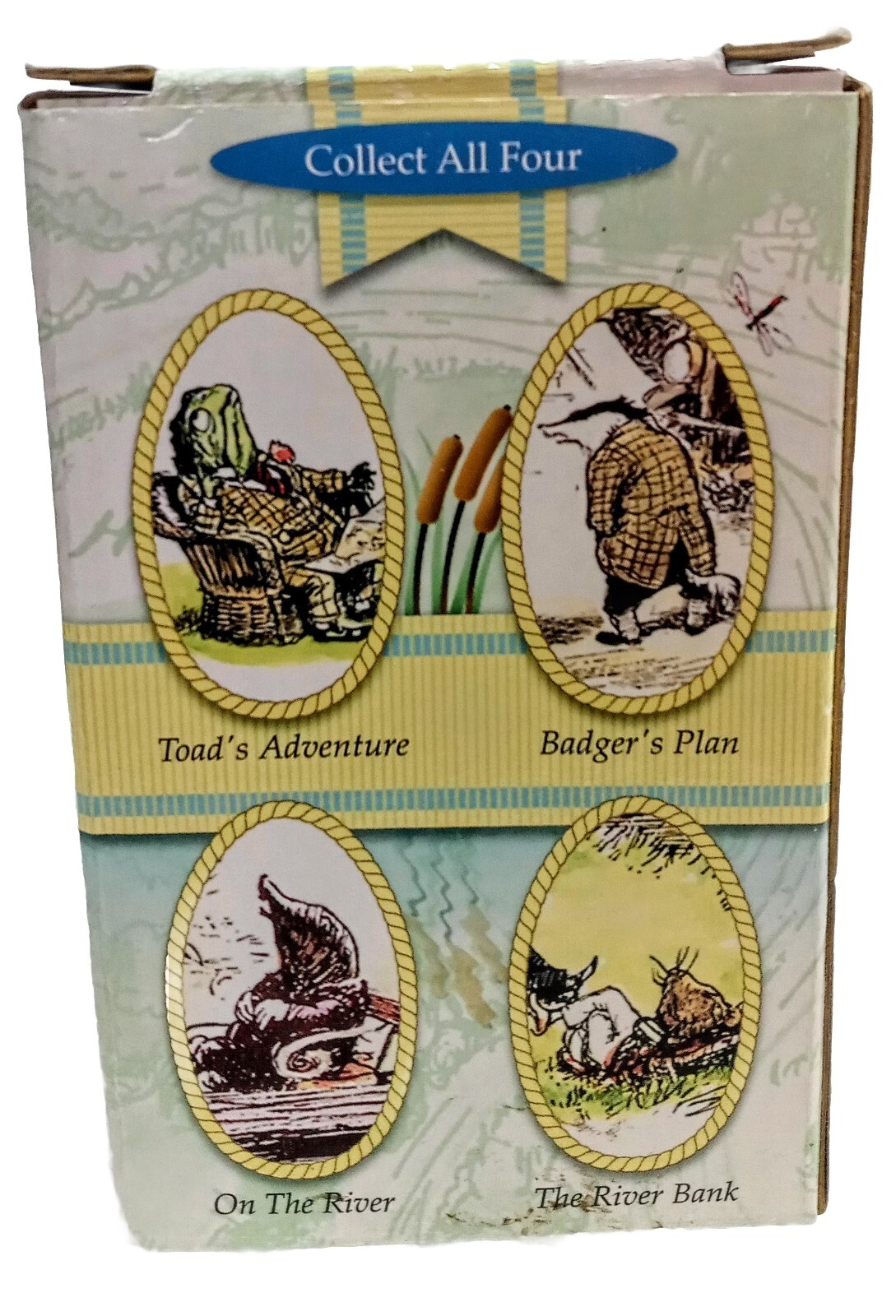 The Wind In The Willows Blue Egg CVS 2002 The Riverbank Mole & Rat W/Box