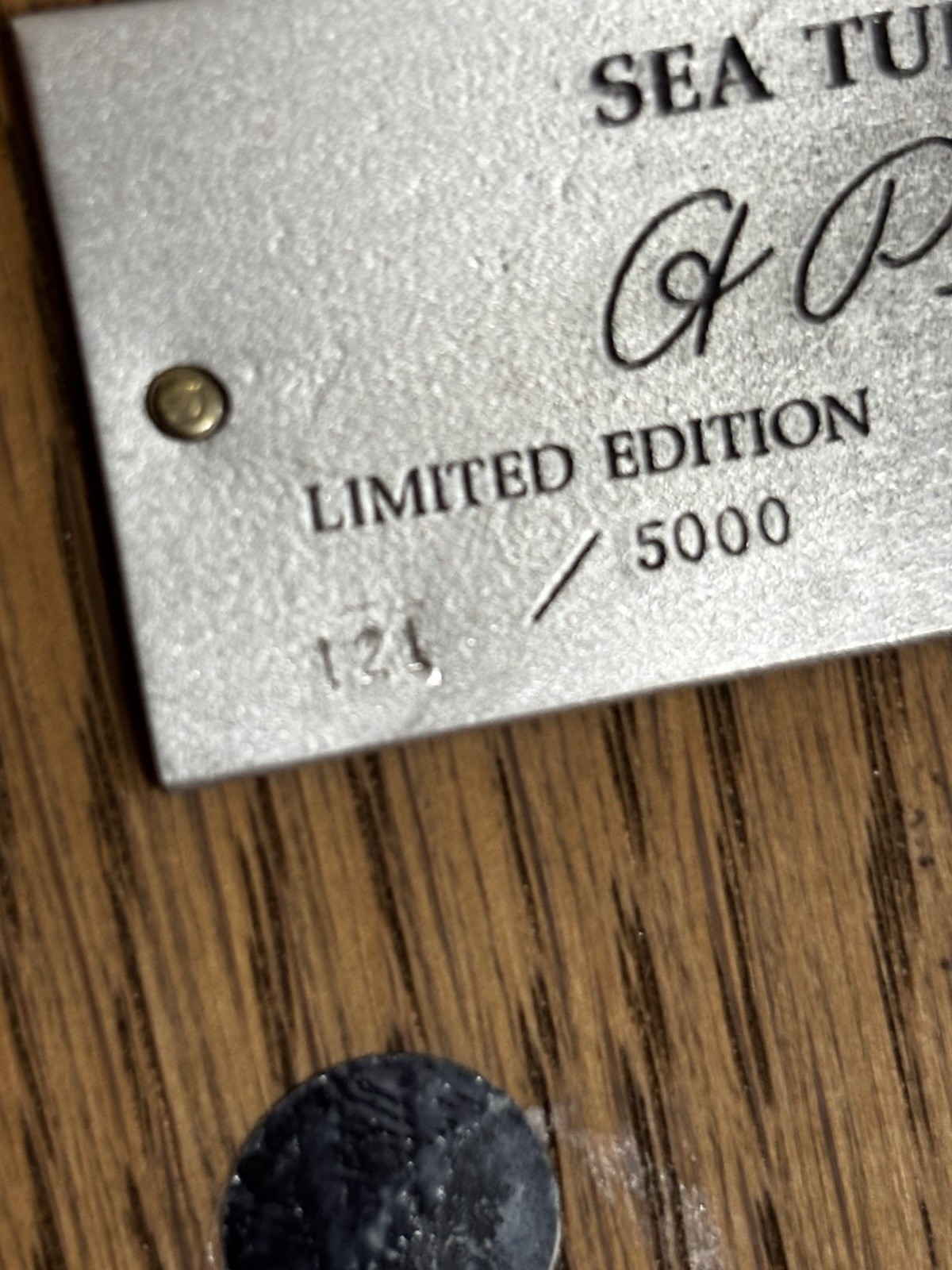Sea Turtles By A Petitto Limited Edition 121/5000 Lance Fine Pewter Figurine