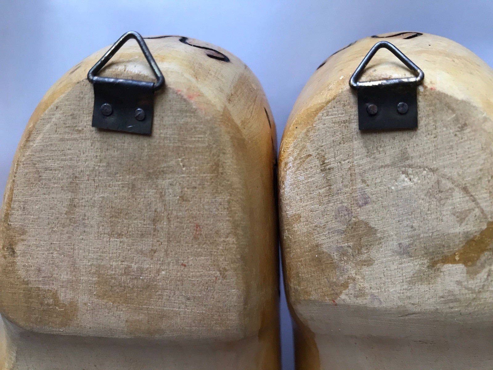 Pair Hand Painted Dutch Holland Wooden Clogs Shoes Souvenir Child Size Man+Woman