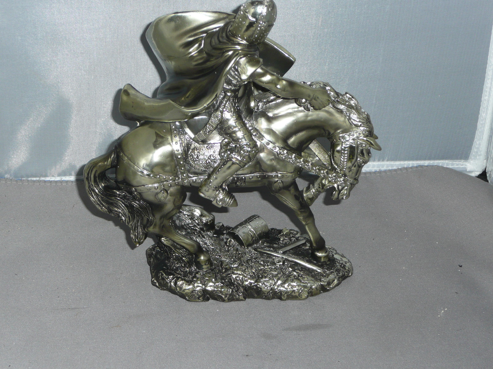 KNIGHT STATUE Medieval Knight Medieval Armor Knight on Horseback