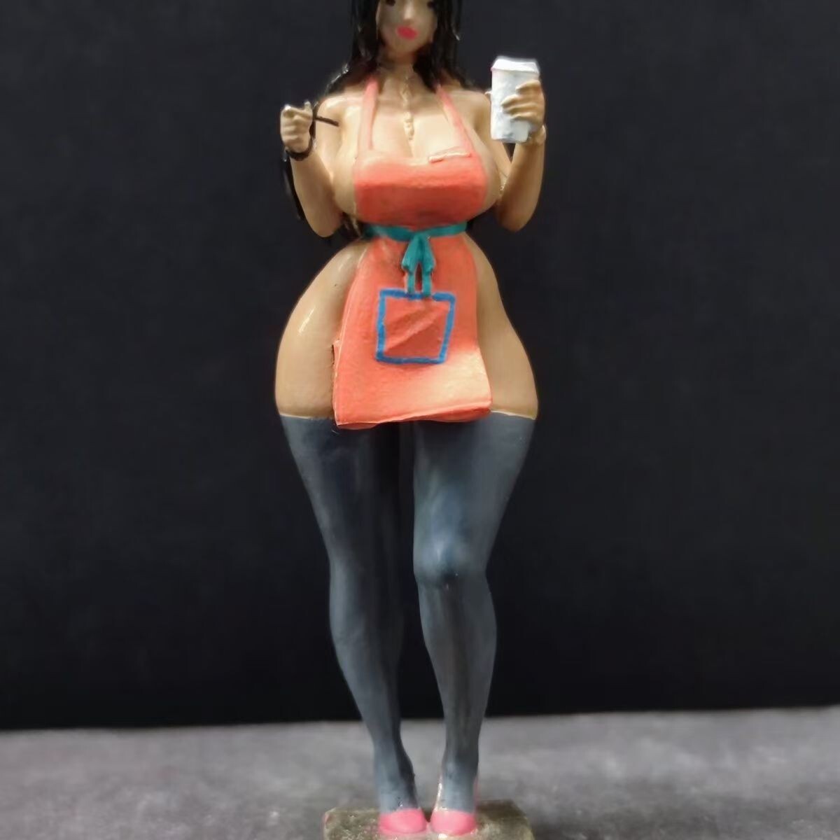 Brass painted anime sexy goddess pajamas anime boy gift model decorations