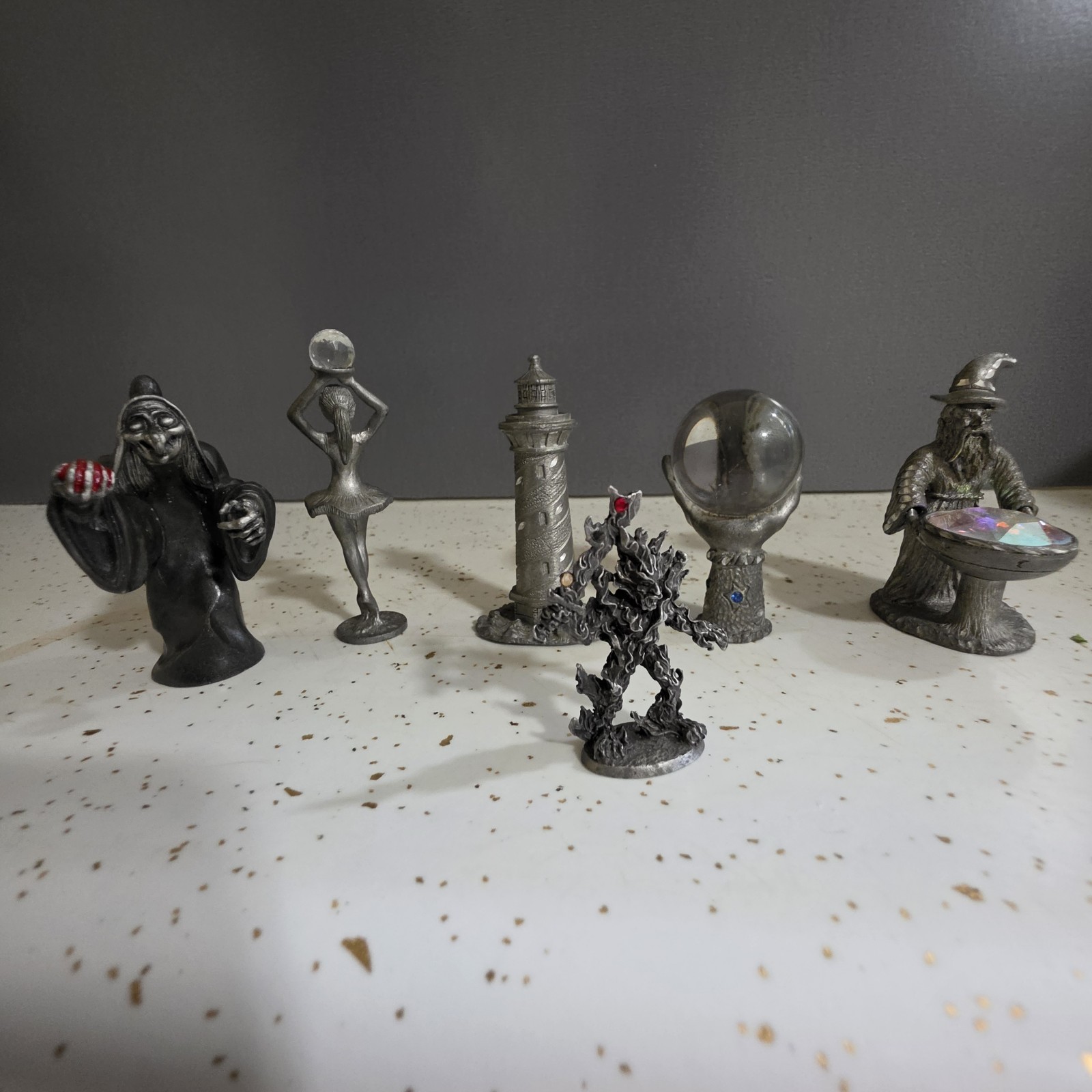 Pewter Mini Figurine Lot