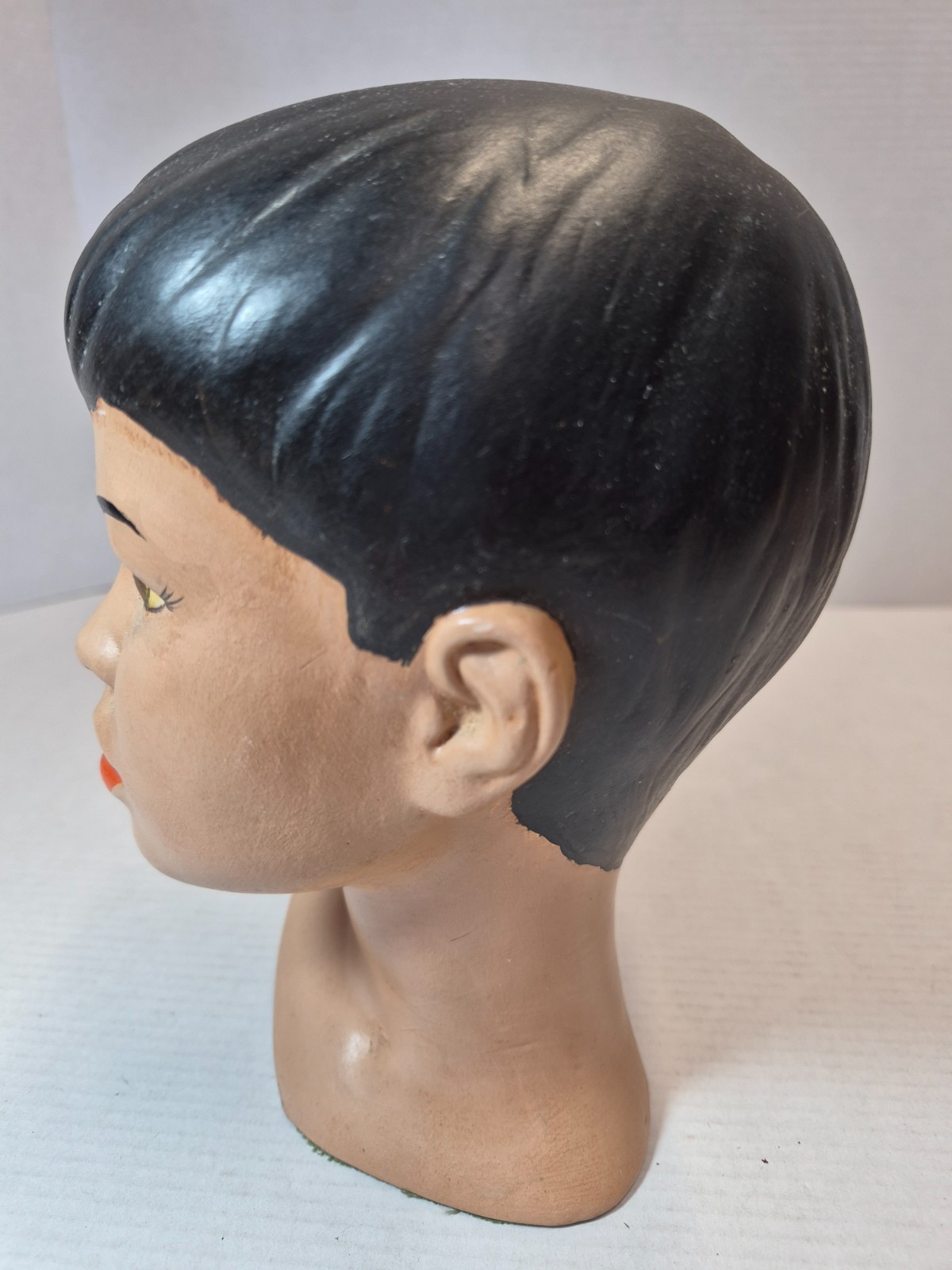 Vintage Polynesian Pair Of Young Girls Molded Bust